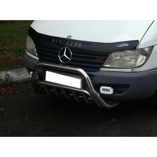 Передний Защитный Дуга WT002 (Нержавейка) Mercedes Sprinter W901/902/903/904/905 1995–2006 гг. фото 3