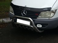 Mercedes Sprinter W901/902/903/904/905 1995–2006 гг. Передний Защитный Дуга WT002 (Нержавейка) фото 3