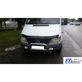 Передний Защитный Дуга WT002 (Нержавейка) Mercedes Sprinter W901/902/903/904/905 1995–2006 гг. фото 2