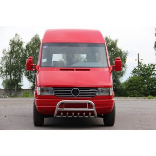 Кенгурятник WT008 (нержавейка) Mercedes Sprinter W901/902/903/904/905 1995–2006 гг. фото 2