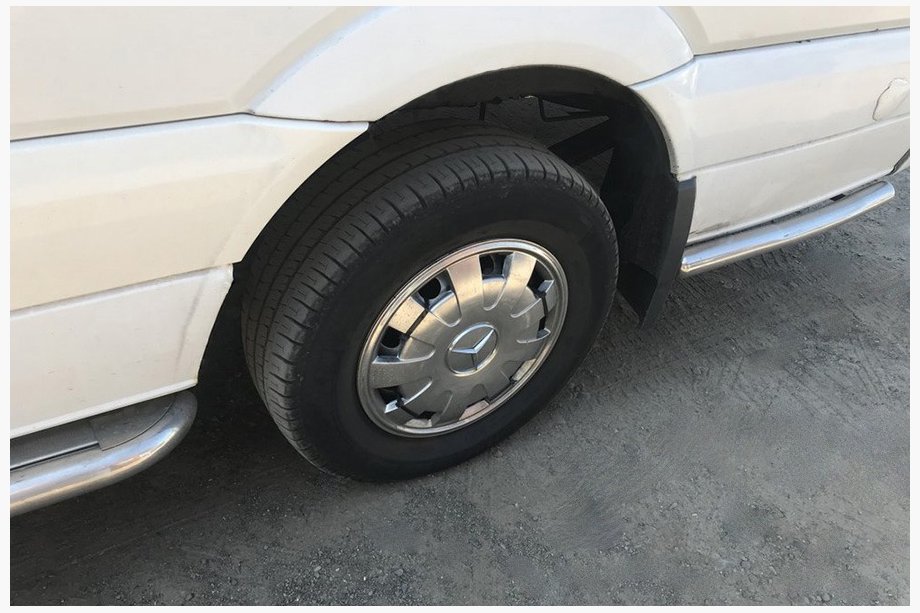 Mercedes Sprinter W906 2006–2018 гг. Колпаки из нержавейки Лепестки (1-штамповые, комплект 4 шт) Фото 2