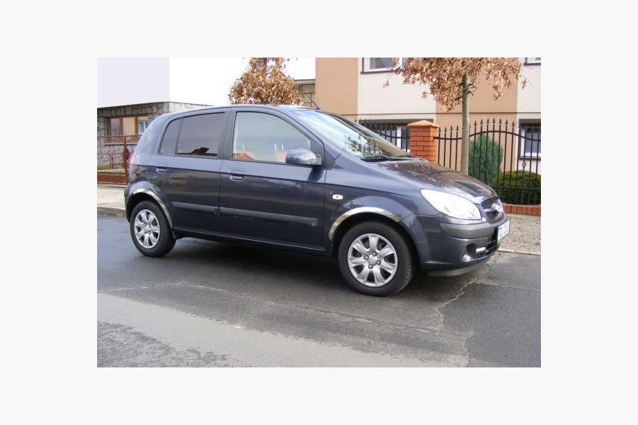Hyundai Getz 2002- гг. Накладки на арки (4 шт, нержавейка) Фото 1
