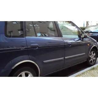 Накладки на арки из нержавейки (4 шт) Mazda Premacy 1999-2005 гг. фото 1
