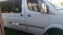 Volkswagen Crafter 2006-2016 гг. Накладки на двери из нержавеющей стали фото 4