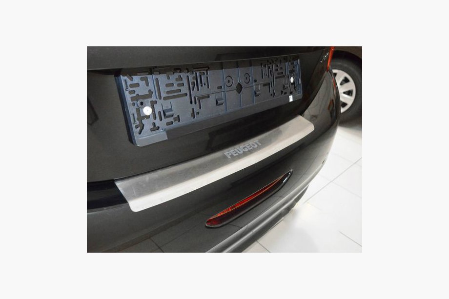 Fiat Scudo 2007-2015 гг. Накладка на задний бампер нержавейка Image