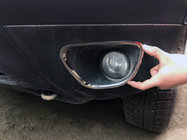 Renault Duster 2008–2017 гг. Накладки на противотуманные фары 2008-2013 (2 шт., нержавейка) фото 1
