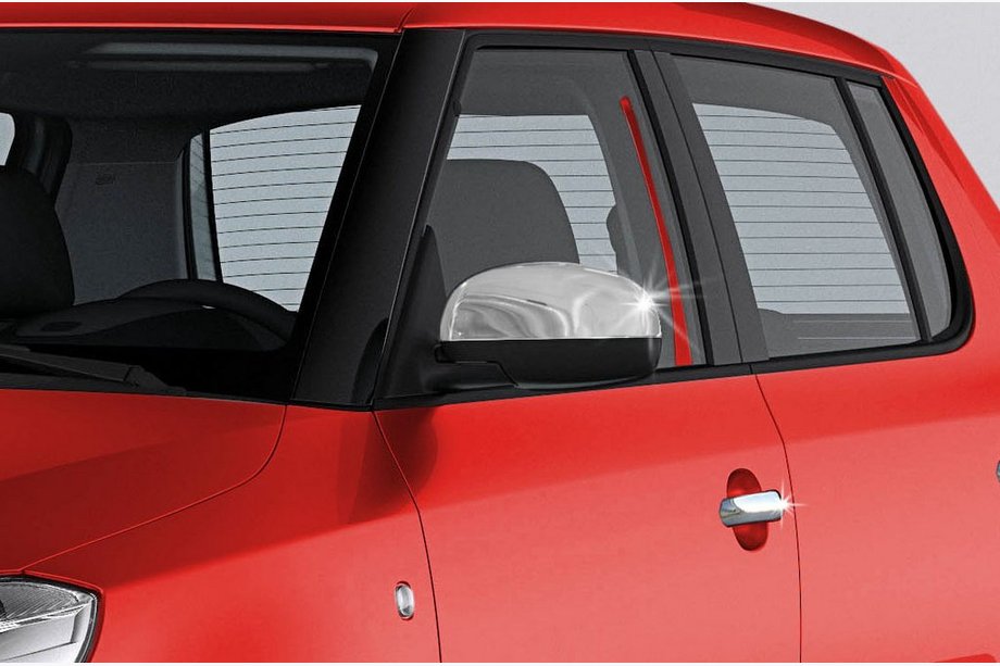 Seat Toledo 2012-2019 гг. Накладки на Зеркала (2 шт, Нержавеющая Сталь) Image