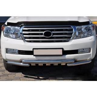 Передняя Дуга ST015 (Нержавейка) Toyota Land Cruiser 200 2007-2021 гг. фото 2