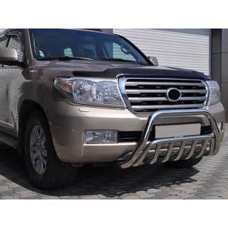 Передняя Дуга WT002 (Нержавейка) Toyota Land Cruiser 200 2007-2021 гг. фото 1