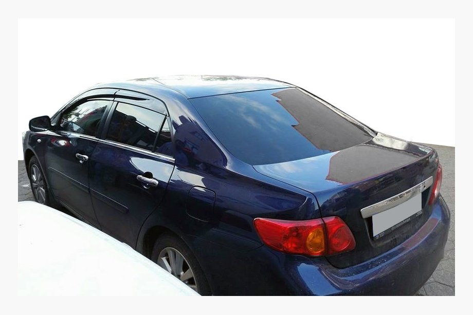 Toyota Corolla 2007-2013 гг. Ветровики на окна (4 шт., Sunplex Sport) Фото 7