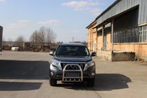 Toyota Land Cruiser Prado 150 2009-2023 гг. Кенгурятник QT007 (нержавейка) фото 3