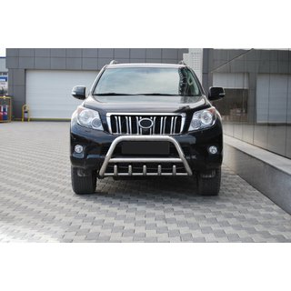 Кенгурятник WT003 (нержавейка) Toyota Land Cruiser Prado 150 2009-2023 гг. фото 2