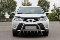 Toyota Rav 4 2013-2018 гг. Кенгурятник WT003 (нержавейка) фото 2