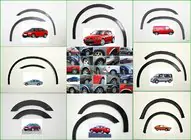 Mazda 2 2003-2007 гг. Накладки на арки (4 шт, черные) фото 2