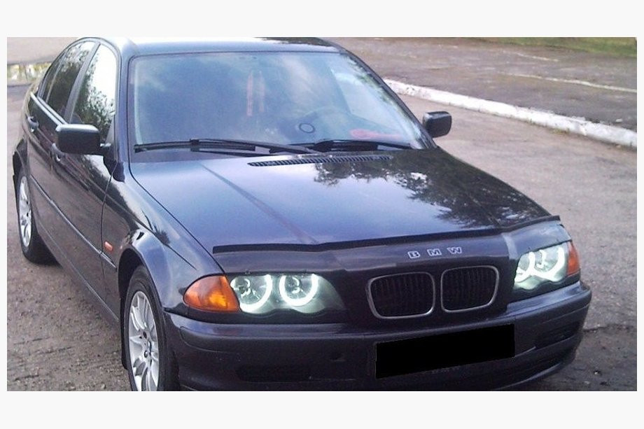 BMW 3 серия E46 1998-2006 гг. Дефлектор капота (1998-2001, VIP) Image