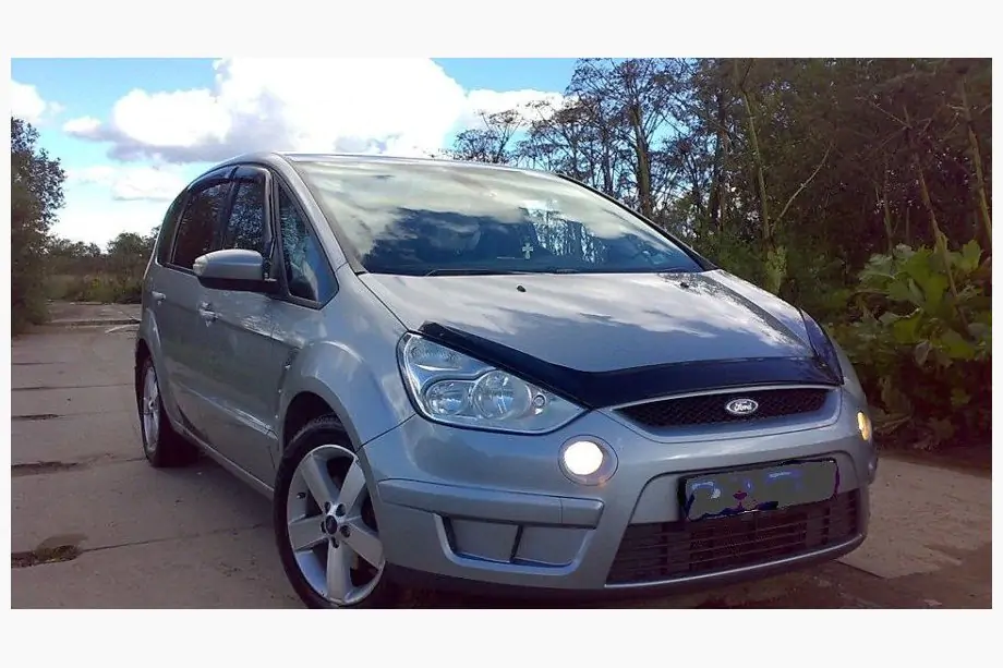 Ford S-Max 2007-2014 гг. Дефлектор капота 2006-2010 (VIP) Image