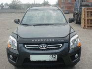 Kia Sportage 2004-2010 гг. Дефлектор капота (VIP) фото 1
