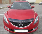 Mazda 6 2008-2012 гг. Дефлектор капота (VIP) фото 1