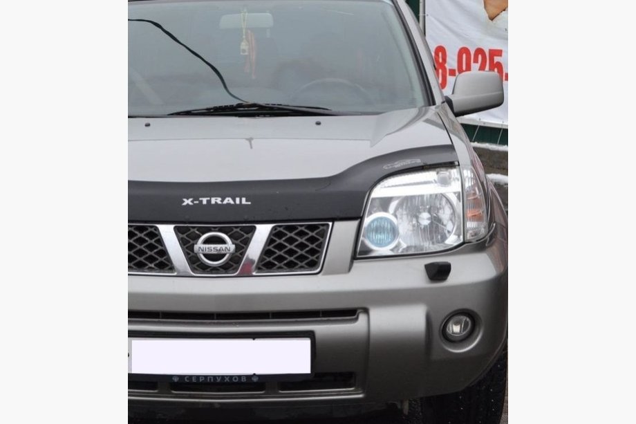 Nissan X-trail T30 2002-2007 гг. Дефлектор капота (VIP) Image