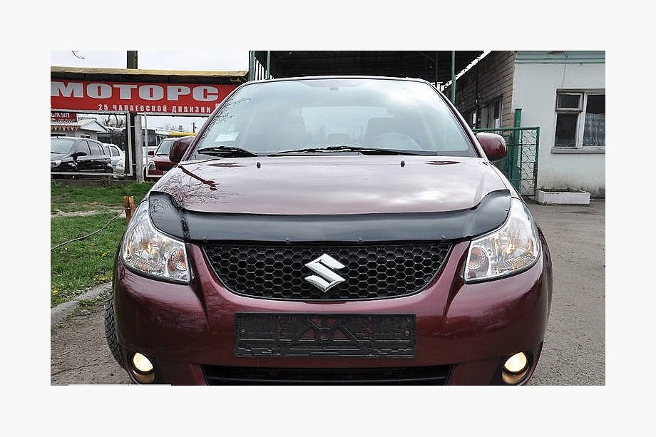 Suzuki SX4 2006-2013 гг. Дефлектор капота (VIP) Image