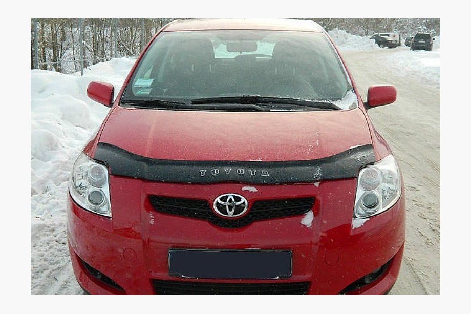Toyota Auris 2007-2012 гг. Дефлектор капота 2007-2009 (VIP) Image