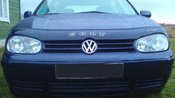Volkswagen Golf 4 1997-2006 гг. Дефлектор капота (VIP) фото 1