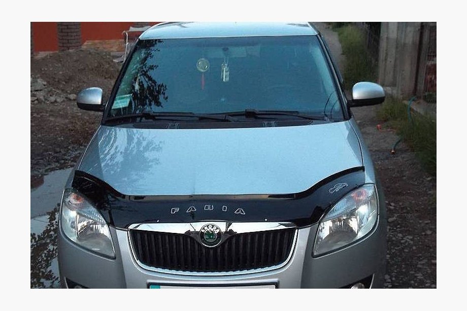 Skoda Fabia 2007-2014 гг. Дефлектор капота 2007-2010 (VIP) Image