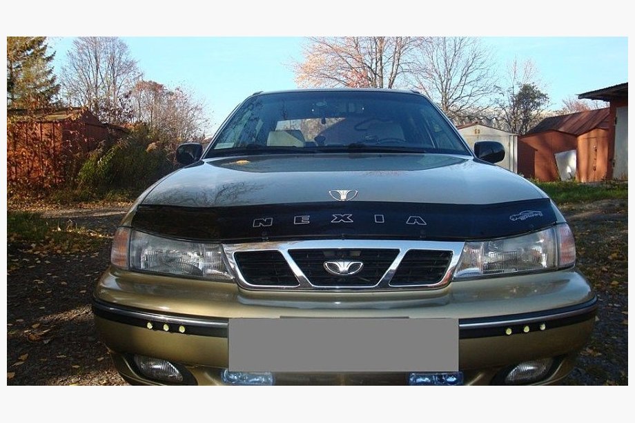 Daewoo Nexia 1995-2016 гг. Дефлектор капота (VIP) Image