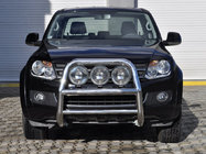 Volkswagen Amarok 2010-2022 гг. Кенгурятник VL001 (нержавейка) фото 1