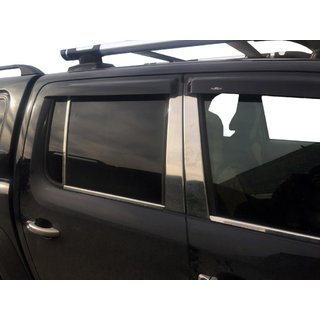 Дверные молдинги на стойки VW Amarok