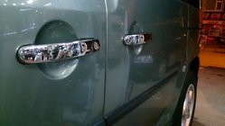 Volkswagen Caddy 2004-2010 гг. Накладки на дверные ручки из нержавеющей стали фото 5