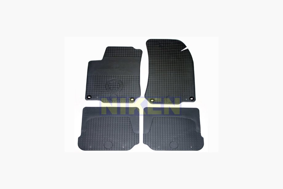 Volkswagen Bora 1998-2004 гг. Оригинальные резиновые коврики (4 шт, Doma) Image