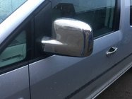 Volkswagen Caddy 2010-2015 гг. Хромированные Накладки на Зеркала (2 шт) фото 5