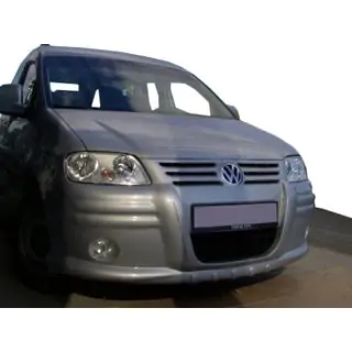 Передний бампер (накладка, грунт под покраску) Volkswagen Caddy 2004-2010 гг. фото 2