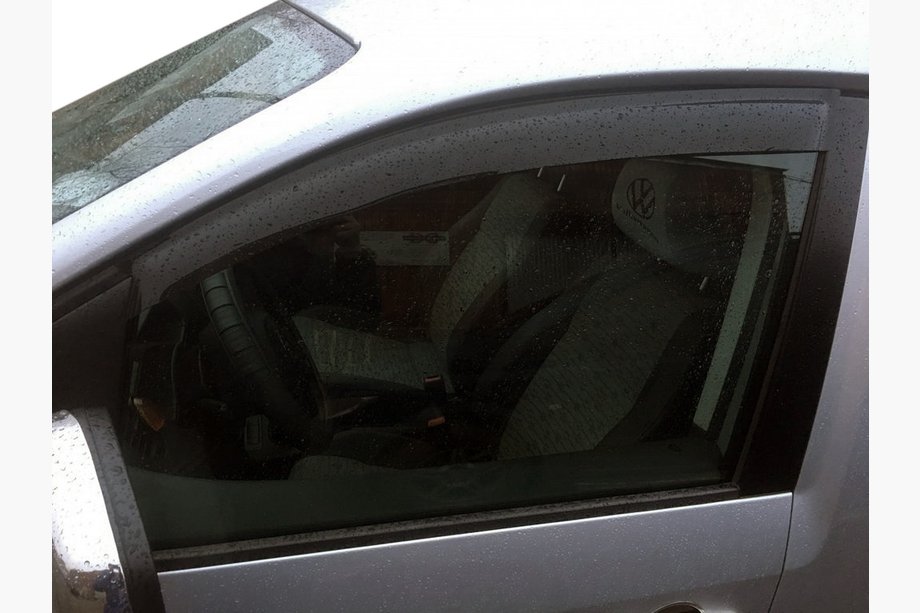 Volkswagen Caddy 2010-2015 гг. Ветровики на окна (2 шт, Niken) Image