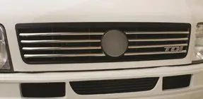 Volkswagen LT 1995-2006 гг. Хромированные Накладки на Решетку (8 шт, Нержавеющая Сталь) фото 1