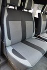 Volkswagen T4 Caravelle/Multivan 1990–2003 гг. Авточехлы (Эко-кожа↗Ткань, Premium) Передние сиденья 2↗1 фото 2