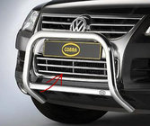 Volkswagen Touareg 2002–2010 гг. Решетка переднего бампера нержавейка фото 1
