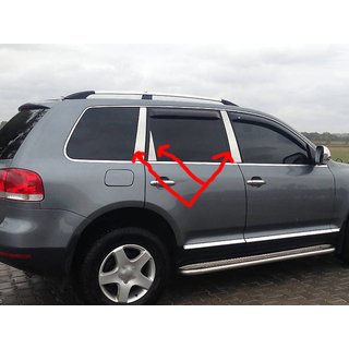 Хром на стойки дверей для Volkswagen Touareg (2002 - 2010)