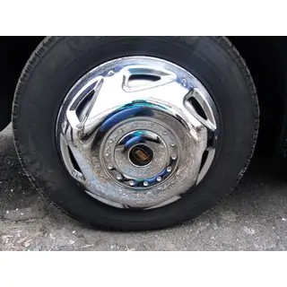 Колпаки из нержавеющей стали OEM (2-кольцевые, 4 шт) фото 3