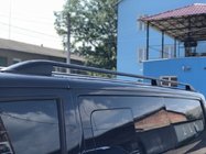 Volkswagen T5 Multivan 2003–2010 гг. Рейлинги Skyport (черные) фото 3