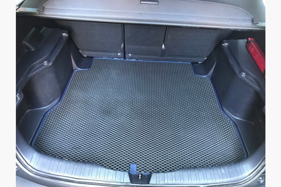 Honda CRV 2007-2011 гг. Коврик багажника (EVA, Черный) Image