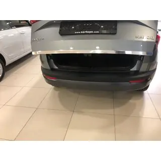 Накладка на багажник нержавейка фото 1