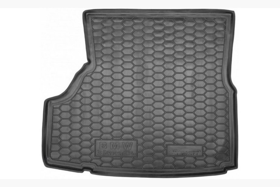 BMW 3 серия E36 1990-2000 гг. Коврик багажника SD резиновый Image