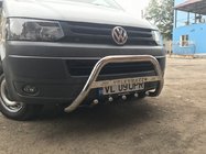 Volkswagen T5 2010-2015 гг. Кенгурятник WT003 (нержавейка) фото 1