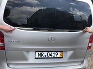 Mercedes Vito/V-class W447 2014- гг. Молдинг заднего стекла (малое стекло) нержавейка фото 2