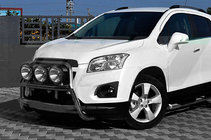 Chevrolet Trax 2012-2023 гг. Передняя Дуга WT018 (Нержавейка) фото 1