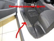 Subaru Outback 2014-2019 гг. Накладки на внутренние пороги из нержавейки Nataniko (2 шт.) фото 1