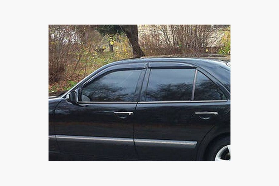 Mercedes E-class W210 1995-2002 гг. Ветровики SD (4 шт, Cobra) Фото 1