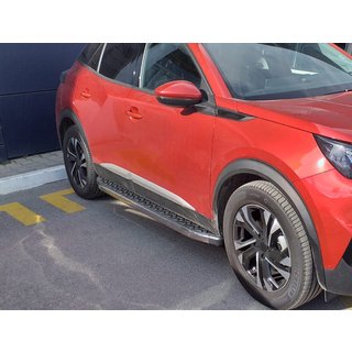 Peugeot 2008 2019+ Молдинг дверной (4 шт, нерж)